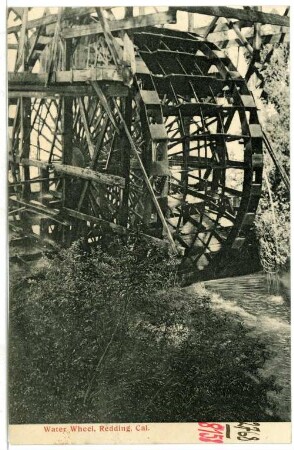 Redding, California. Water Wheel