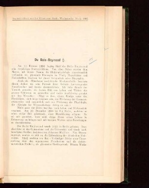 Du Bois-Reymond