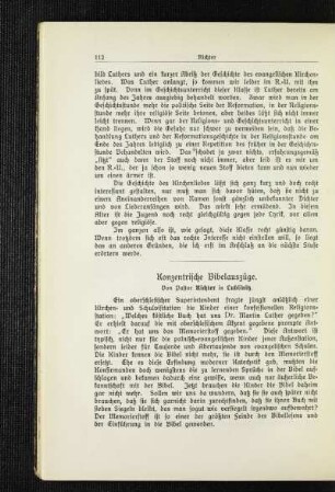 Konzentrische Bibelauszüge