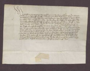 Pfalzgraf Stephan von Veldenz bekundet, dass Abt Johann von Ellwangen ihn mit dem Schloss Strahlenberg und der Stadt Schriesheim belehnt hat.