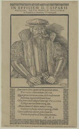 Bildnis des Caspar Pevcerus