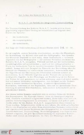 2 Der Aufbau des Systems M.A.A.T.