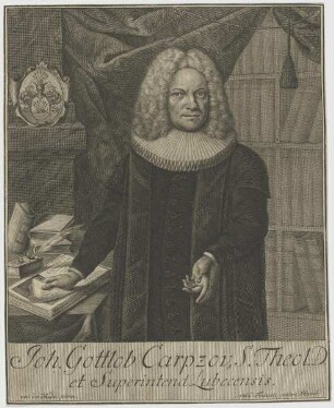 Bildnis des Joh. Gottlob Carpzov