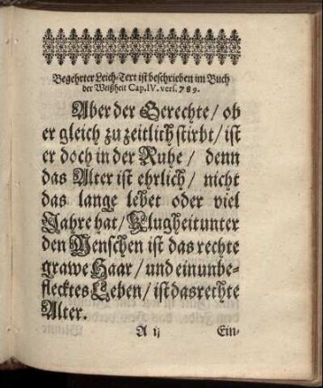 Eingang; Erklärung.