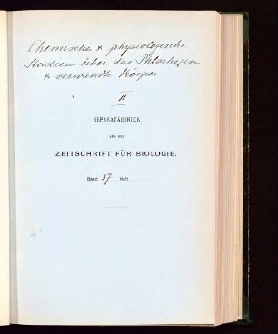 Chemische und physiologische Studien über das Phlorhizin und verwandte Körper : II. Mittheilung ; Besitzt das Phlorhizin einen specifischen Einfluss auf die Milchdrüsenzellen?