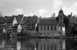 Eglisau: Kirche am Rhein