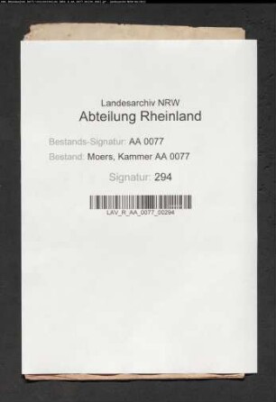 Salzprobe- und Strafregister der Herrlichkeit Ossenberg