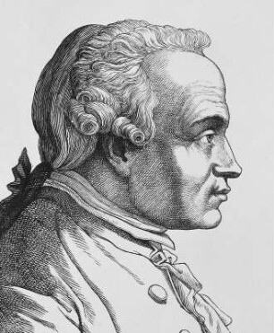 Bildnis Immanuel Kant im Profil