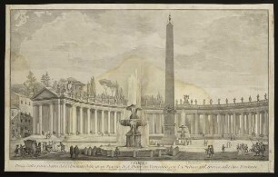 Kolonnaden und Obelisk auf dem Petersplatz, Rom