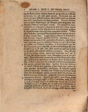 Diss. de transitu militum
