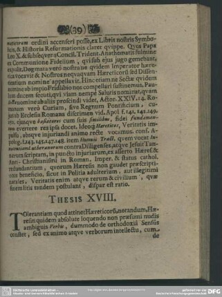 Thesis XVIII.