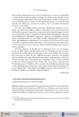 125 Jahre Deutsches Rechtswörterbuch : Jubiläumsvorlesung am 2. November 2022