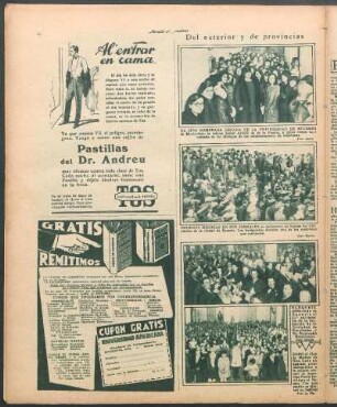 Del exterior y de provincias [Fotografías]