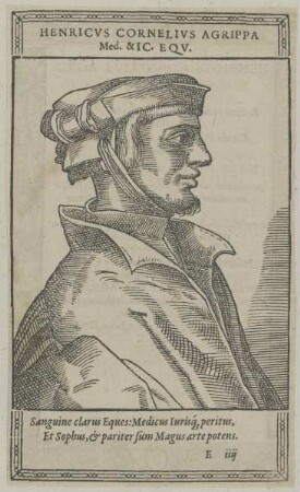 Bildnis des Heinricvs Cornelivs Agrippa