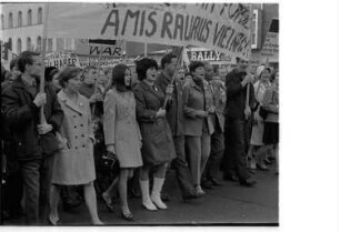Kleinbildnegativ: Vietnam-Demonstration, 1967