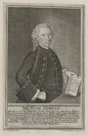 Bildnis des Joh. Adam Gottfried