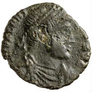 Münze, Aes 4, 364 - 378 n. Chr.