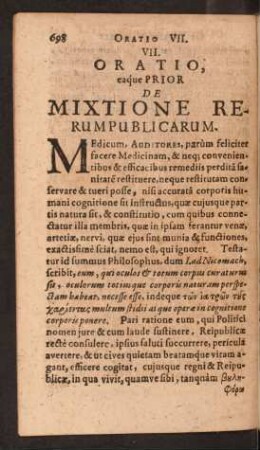 VII. Oratio