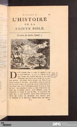 L'Histoire De La Sainte Bible.