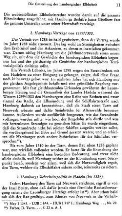 2. Hamburgs Verträge von 1299/1300.