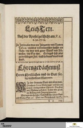Ehrengedächtnuß