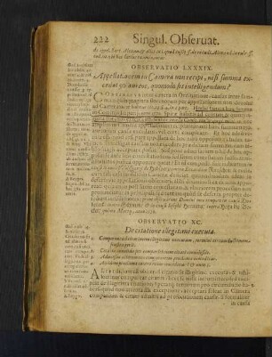 Observatio XC. De citatione illegitimè executa.