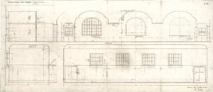 Fischer, Theodor; Stuttgart; Kunstausstellungsgebäude - Räume 115, 117 u. 90 (Schnitte)