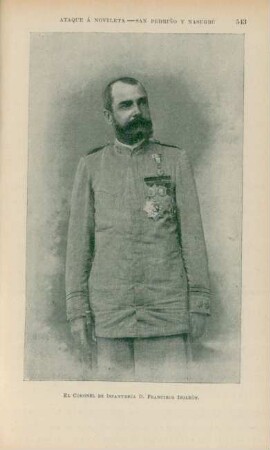 El Coronel de Infantería D. Francisco Iboleón