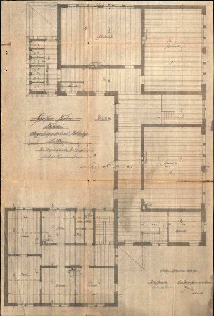Schulhausneubau Hofweier; Grundriss Obergeschoss