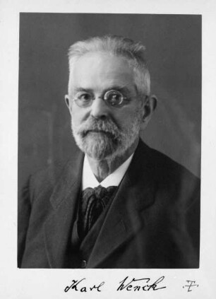 Karl Wenck (1854-1927), 1905-1927 Professor für Geschichte in Marburg