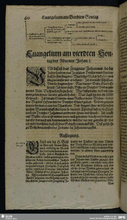Evangelium am vierdten Sontag des Advents Johanij