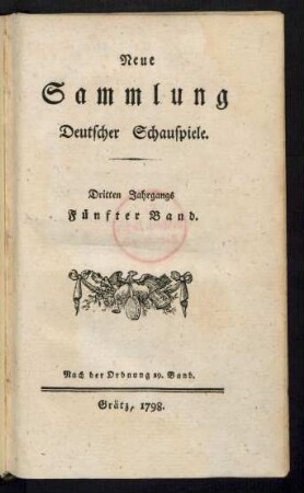 Die Deutsche Haus-Mutter : Schauspiel in fünf Aufzügen