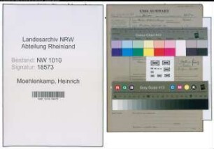 Entnazifizierung Heinrich Moehlenkamp , geb. (Mechanikermeister)