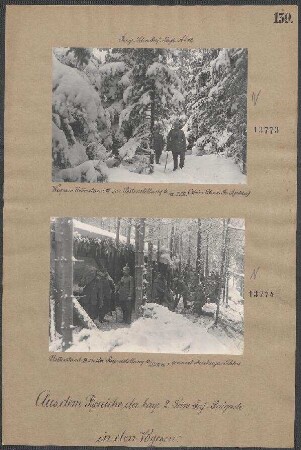 Unterstand III in der Reservestellung 10/LIR 12, genannt Maubeuger Schloß