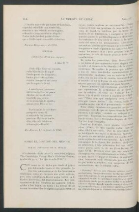 Sobre el discurso del método - (traducción)