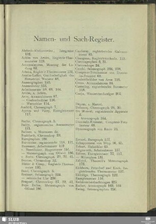 Namen- und Sach-Register