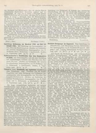 245-246 [Rezension] Schleiermachers Sendschreiben über seine Glaubenslehre an Lücke