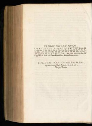 Series Chartarum.