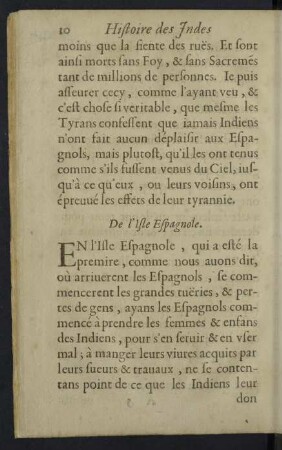 De l'Isle Espagnole.