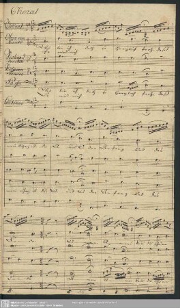 Choral [Wie bin ich doch so herzlich froh]