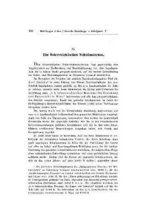 Ein österreichisches Schulmuseum