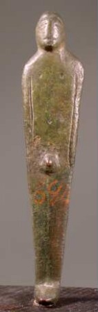 Hermenförmig gebildete männliche Figur (etruskisch-italische Statuette)