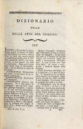 Dizionario delle belle arti del disegno estratto in gran parte enciclopedia metodica, 2