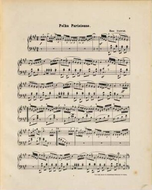Trompeter ruft sein Schätzchen : Polka parisienne für Pianoforte