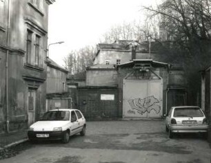 Mittweida, Am Schlachthof 6. Ehemaliger Schlachthof und Gaststätte (um 1900). Nebengebäude