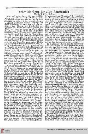 N.F. 4.1924 S.164-169: Über die Form der alten Hausmarken