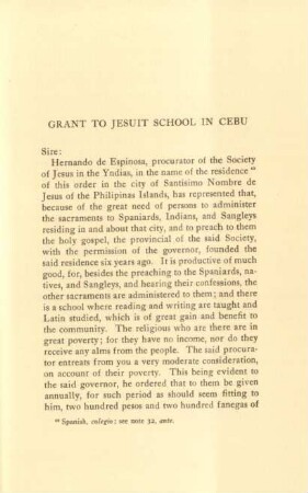 Grant to Jesuit school in Cebu