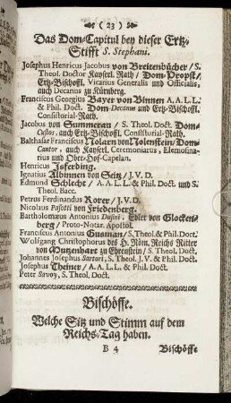 Bischöffe.
