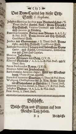 Bischöffe.