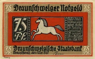 Notgeld - 75 Pfennig